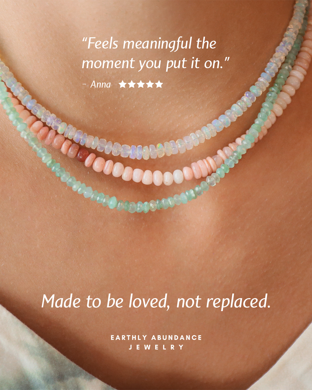 Earthly Abundance jewelry emotional testimonial